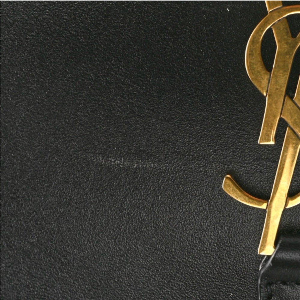 New YSL Saint Laurent Le 5 a 7 Mini Leather Hobo Bag Purse in Black - Picture 12 of 12